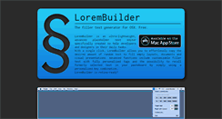 Desktop Screenshot of lorembuilder.com